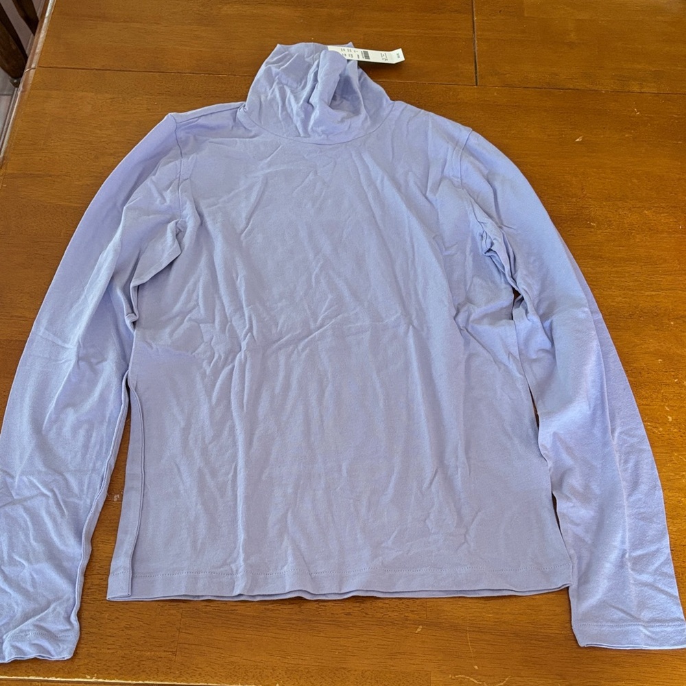 J. Crew Lavender Long Sleeve Tee